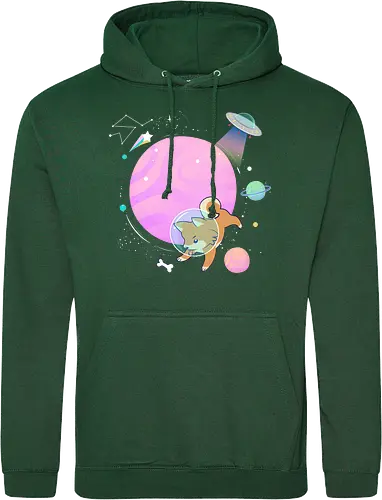 Space dog hunts bone