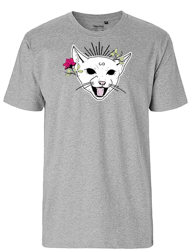Holy Cat - cat, cute, holy - Fairtrade T-Shirt