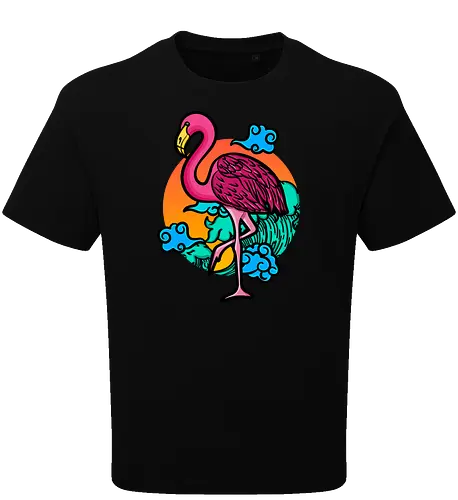 Japanese Art Flamingo