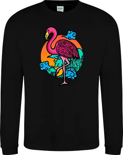 Japanese Art Flamingo