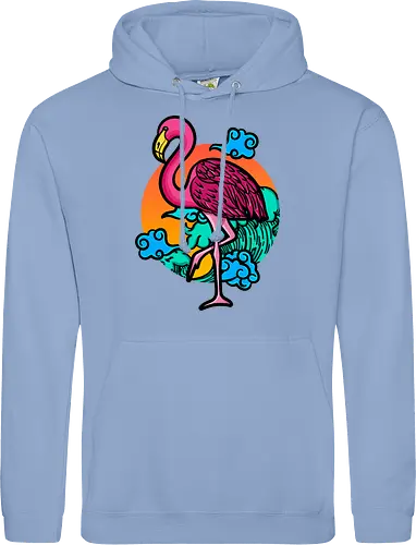 Japanese Art Flamingo