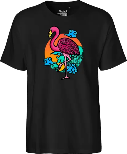 Japanese Art Flamingo