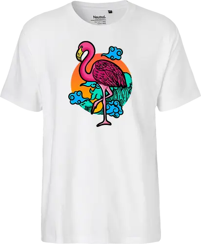 Japanese Art Flamingo