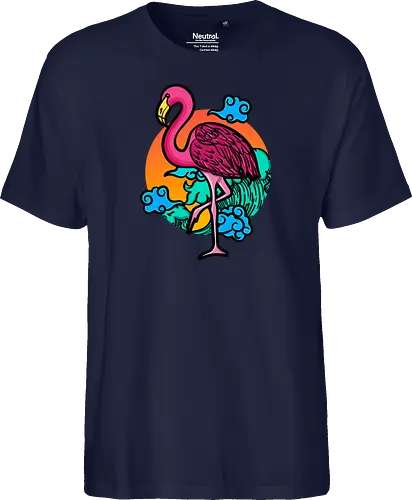 Japanese Art Flamingo