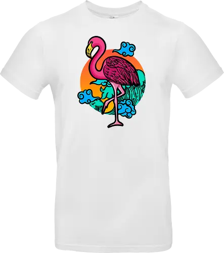 Japanese Art Flamingo