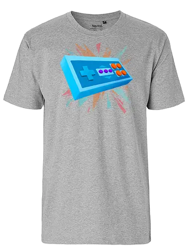 Classic 2 - konsole, console, retro, Childhood, gaming - Fairtrade T-Shirt
