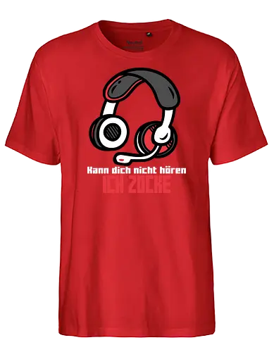 ICH ZOCKE - gaming, Do not disturb, Hdset - Fairtrade T-Shirt
