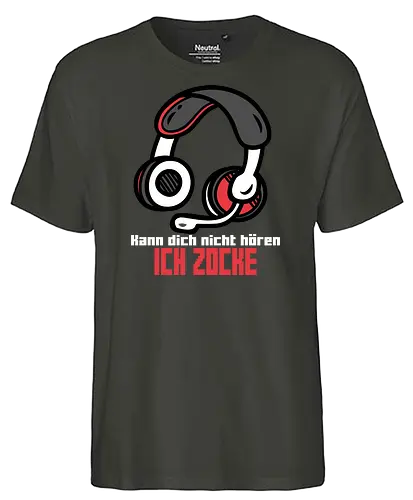 ICH ZOCKE - gaming, Do not disturb, Hdset - Fairtrade T-Shirt