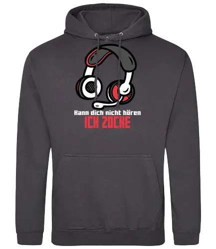 ICH ZOCKE - gaming, Do not disturb, Hdset - Standard Hoodie