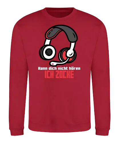 ICH ZOCKE - gaming, Do not disturb, Hdset - Sweatshirt