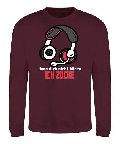ICH ZOCKE - gaming, Do not disturb, Hdset - Sweatshirt