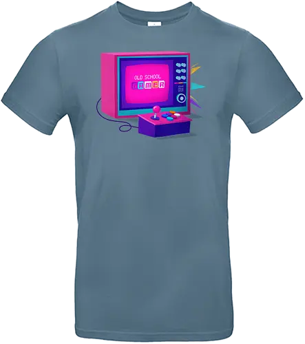 Old school gamer - gaming, retro, Old school - Standard T-Shirt