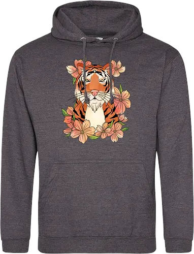 Japanese Art Flower Tiger