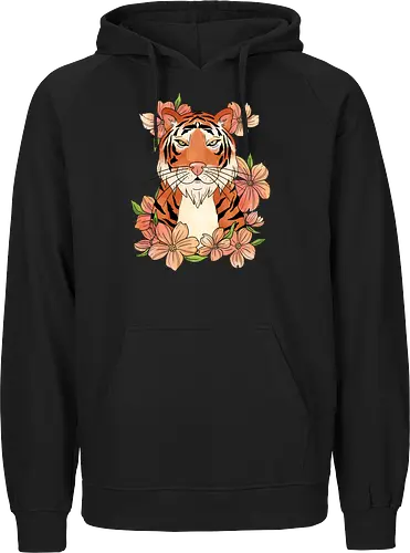 Japanese Art Flower Tiger