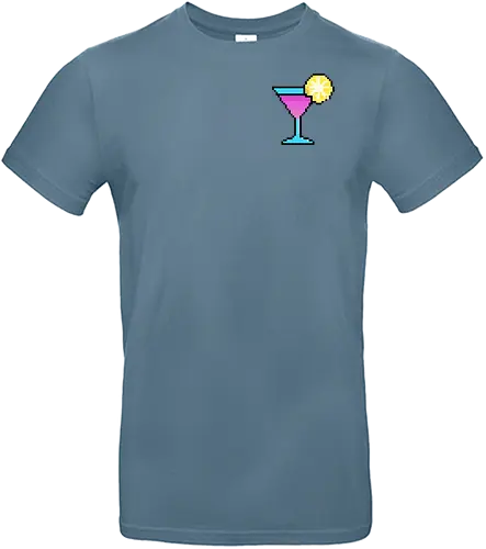 Pixel Cocktail - cocktail, martini, Glass - Standard T-Shirt