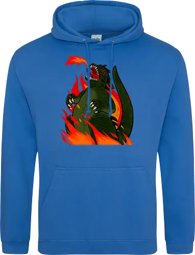 Kaiju on fire