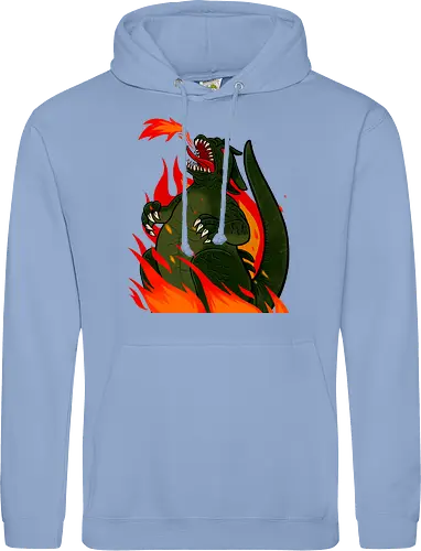 Kaiju on fire