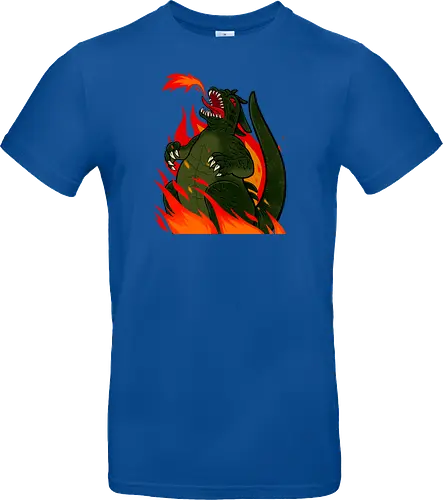 Kaiju on fire