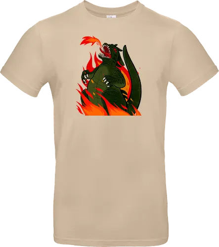 Kaiju on fire