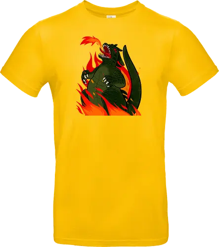 Kaiju on fire