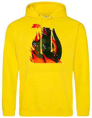 Kaiju on fire