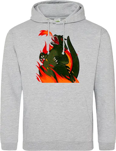 Kaiju on fire