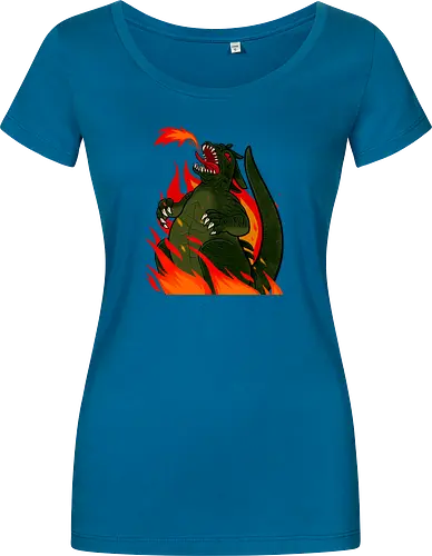 Kaiju on fire