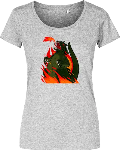 Kaiju on fire