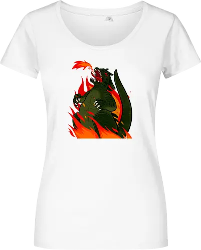 Kaiju on fire