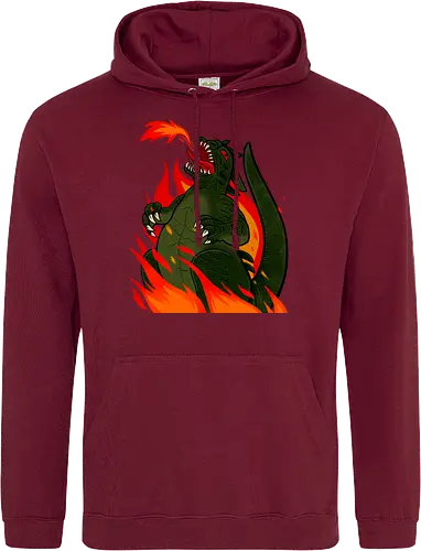 Kaiju on fire