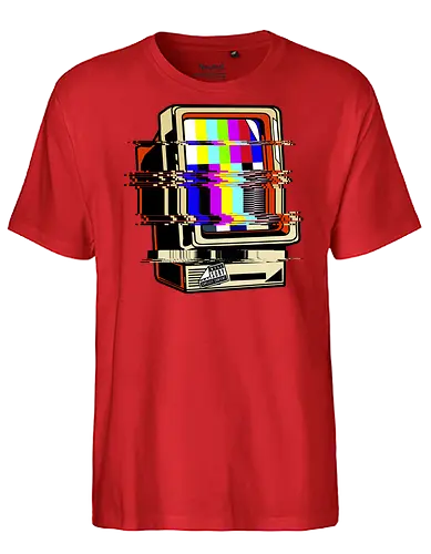 Nostalgia No 1 - Old, retro, Tube screen - Fairtrade T-Shirt