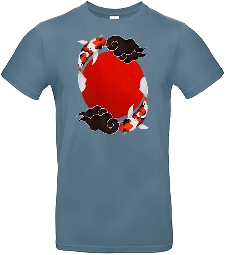 Japanese Art Koi Carp - Koi carp, fish, fisch, red - Standard T-Shirt