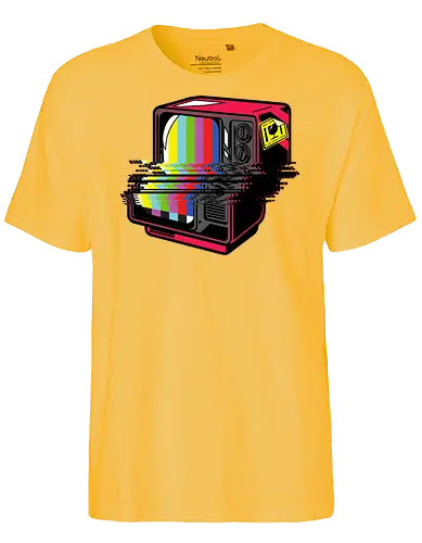 Nostalgia No 2 - Tube screen, tv, Old - Fairtrade T-Shirt