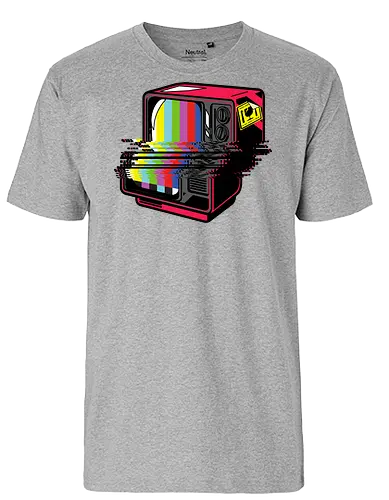 Nostalgia No 2 - Tube screen, tv, Old - Fairtrade T-Shirt