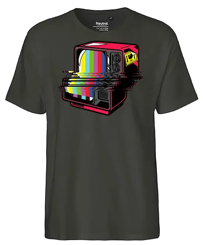 Nostalgia No 2 - Tube screen, tv, Old - Fairtrade T-Shirt