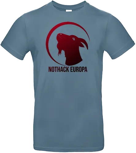 NotHack Europa Logo rot - nheu, Nothack europa - Standard T-Shirt