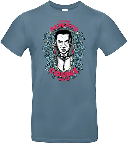 Watercolor Count On Me - vampir, count, dracula - Standard T-Shirt