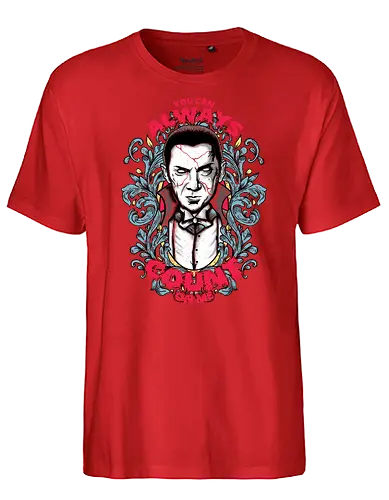 Watercolor Count On Me - vampir, count, dracula - Fairtrade T-Shirt