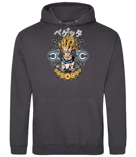 Watercolor Saiyan Prince - dragon, ball, prinz, anime, manga - Standard Hoodie