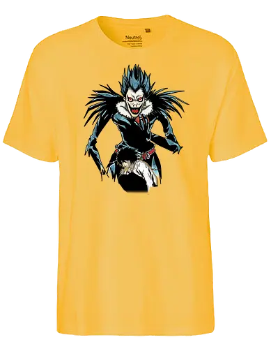 Watercolor Death Demon - anime, manga, note, shinigami, death - Fairtrade T-Shirt