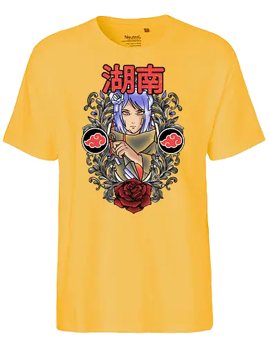 Watercolor Konan - anime, manga, ninja, shinobi - Fairtrade T-Shirt