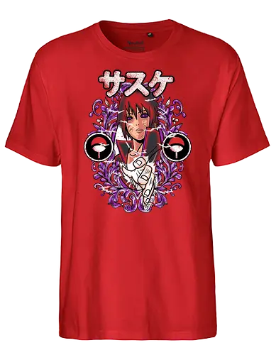 Watercolor Little Brother - anime, manga, ninja, shinobi - Fairtrade T-Shirt