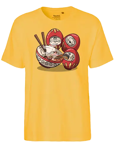 Matryoshka Ramen - ramen, food, daruma, japan - Fairtrade T-Shirt