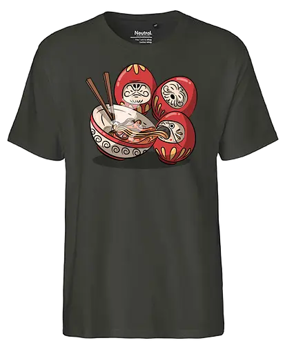 Matryoshka Ramen - ramen, food, daruma, japan - Fairtrade T-Shirt