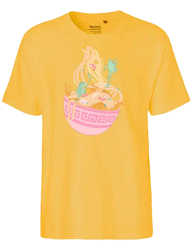 Frogs Ramen - ramen, food, japan, Pastell, Pastel colors - Fairtrade T-Shirt
