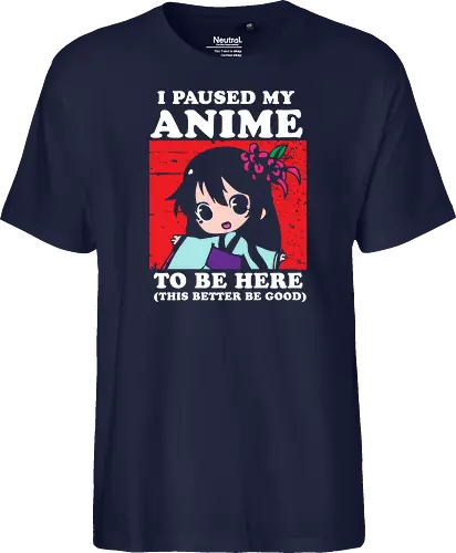 I paused my anime