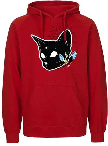 Holy Cat No 2 - cat, katze - Fairtrade Hoodie