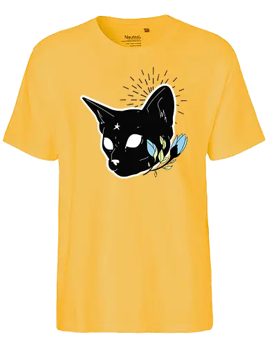 Holy Cat No 2 - cat, katze - Fairtrade T-Shirt