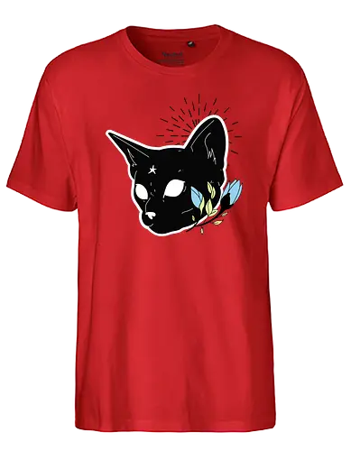 Holy Cat No 2 - cat, katze - Fairtrade T-Shirt