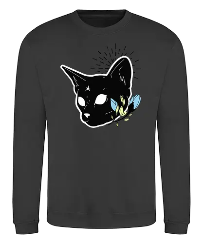 Holy Cat No 2 - cat, katze - Sweatshirt